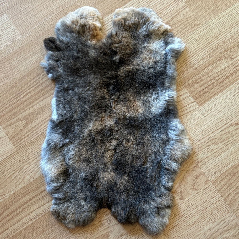 A387 Premium Rex Rabbit Hide - Velvet Soft Luxury Fur Pelt